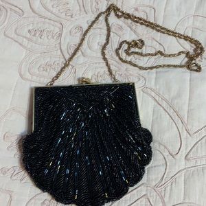 Vintage 90”s beaded dress purse